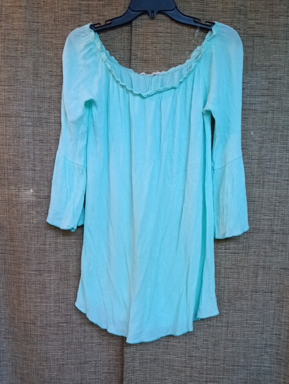 Mickey & Joey Light Aqua Peasant Tunic